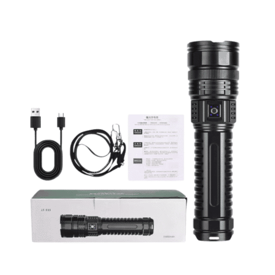 Diseño sin título (32) LANTERNA TATICA LED ULTRA POTENTE F-S33 5V