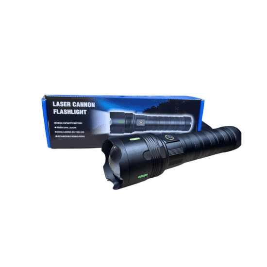 o LINTERNA LASER CANNON FLASHLIGHT