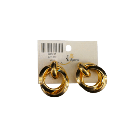 AROS - BIJU (28) BRINCO NW DOURADO ARGOLA