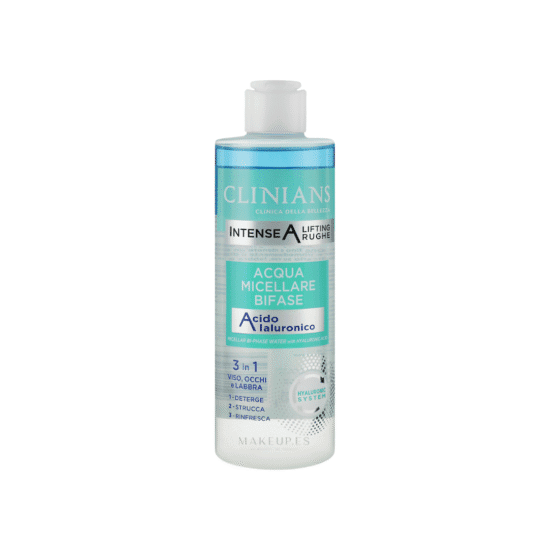 COSMETICOS (41) Água Micelar Bifásica 3 em 1 Clinians Intense A Lifting Rughe (400ml)