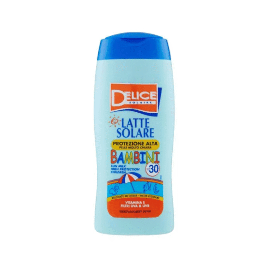 COSMETICOS (43) DELICE SOLAIRE LEITE SOLAR COM FATOR DE 30 FPS CRIANÇAS