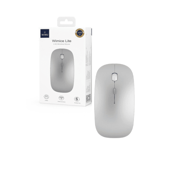 Diseño sin título (14) MOUSE WIWU DUAL CINZA - WIRELESS SEM FIO 2,4GHZ
