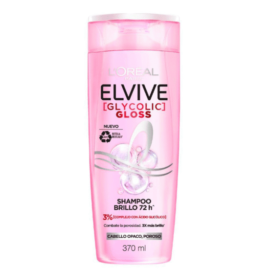 COSMETICOS (64) ELVIVE GLYCOLIC GLOSS SHAMPOO 370ML