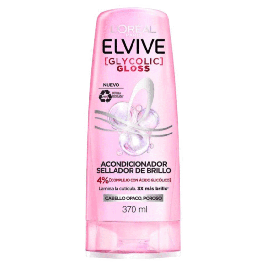 COSMETICOS (65) ELVIVE GLYCOLIC GLOSS CONDICIONADOR 370ML