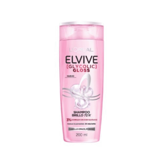COSMETICOS (67) ELVIVE GLYCOLIC GLOSS SHAMPOO 200 ML