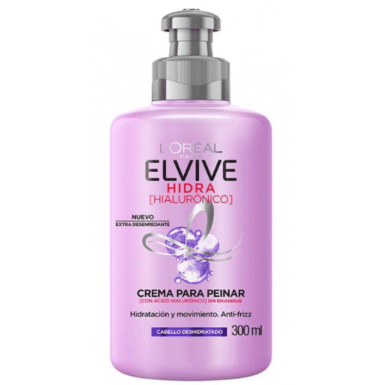 COSMETICOS (79) ELVIVE CREME PARA PENTEAR HIDRA HIALURÔNICO 300ML