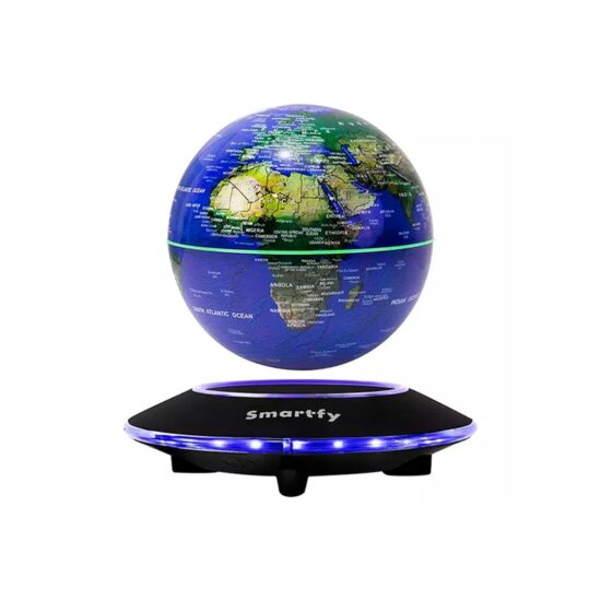 LÑKÑLLKÑLKÑ GLOBO DE LEVITAÇÃO SMARTFY GB01B LED MAPA MUNDI