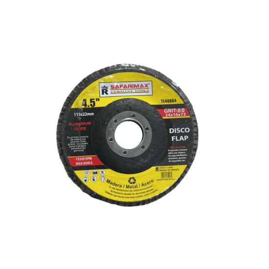 ROPAS (17) DISCO FLAP 115MM X 80GR SAFARIMAX
