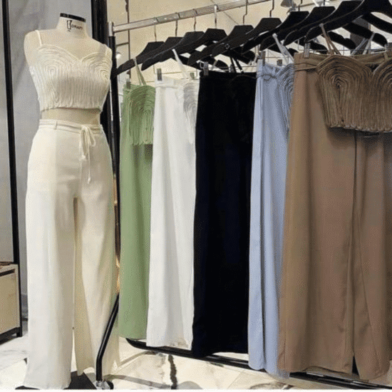 ROPAS (53) CONJUNTO CALÇA COM BLUSA
