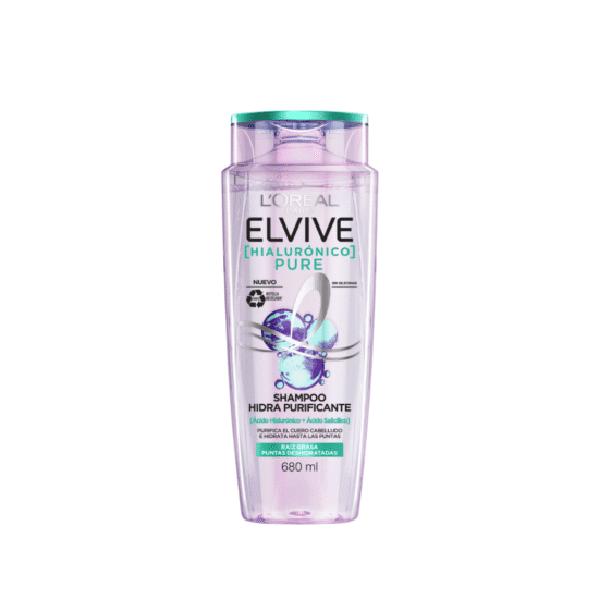 perfumes (1) ELVIVE PURE SHAMPOO HIDRA HIALURÔNICO 680ML