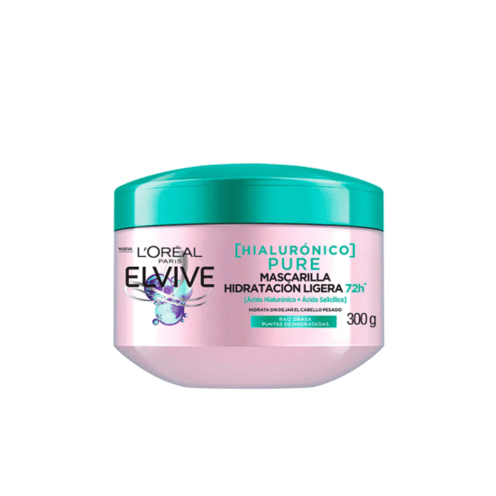 perfumes (2) ELVIVE PURE HIDRA HIALURÔNICO TRATAMENTO MÁSC. 300ML
