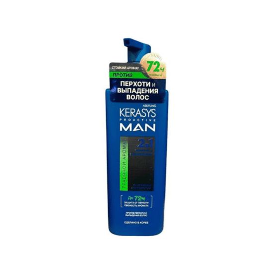 perfumes (95) KERASYS PRO ACTIVE MAN SHAMPOO 2EM1 HERBAL 400ML